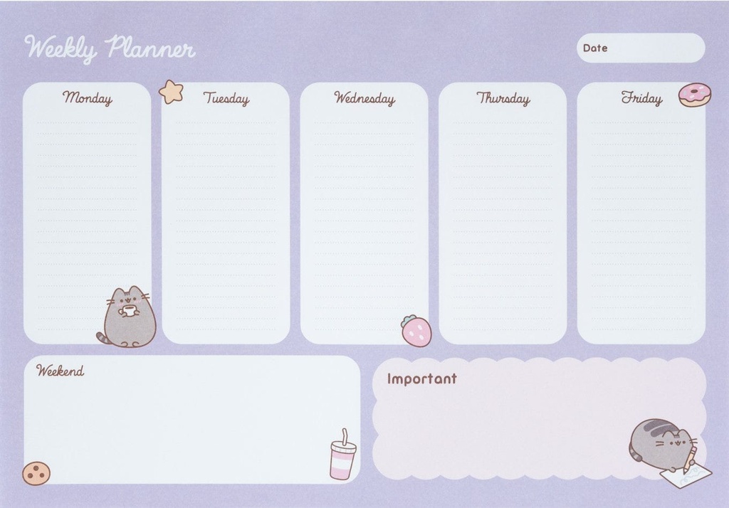 Pusheen Moments A4 Planner