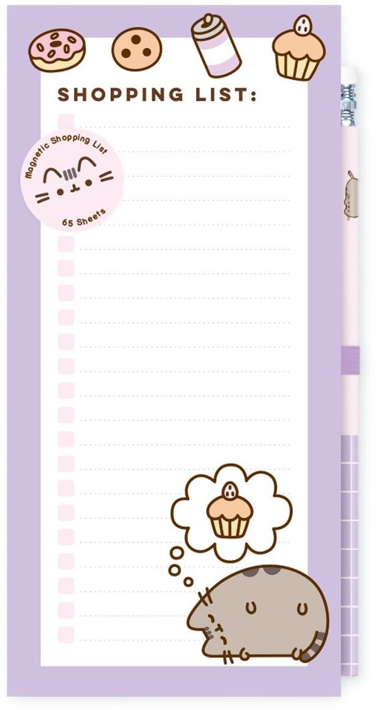 PUSHEEN MOMENTS MAGNETIC NOTEPAD
