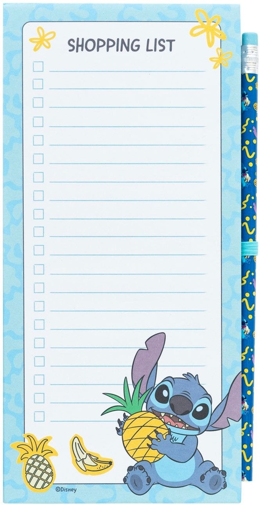 Disney Stitch Tropical Magnetic Notepad