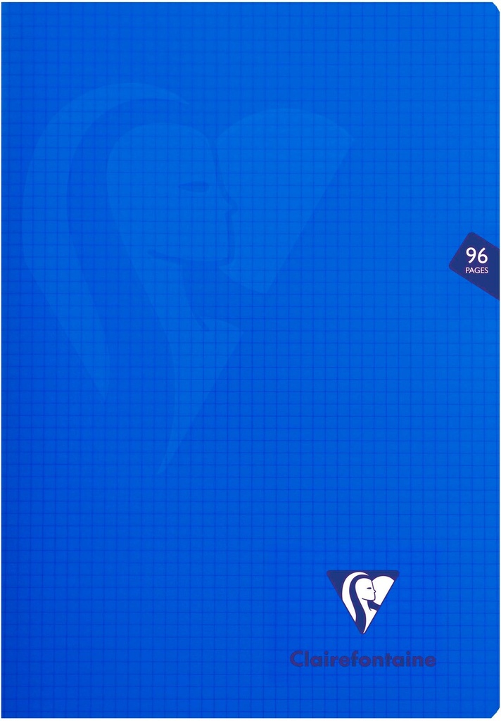 Mimesys, Polypro Stapled Notebook 21X29,7Cm 48Sh. Sq.5X5 Assorted Colours