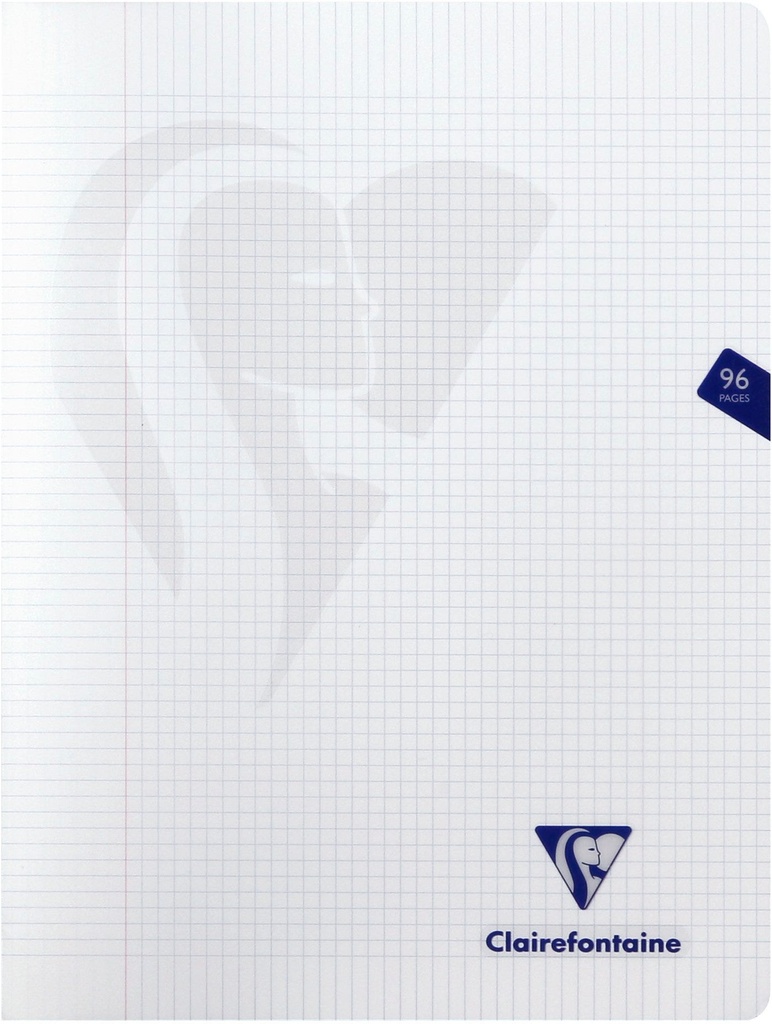 Mimesys, Polypro Stapled Notebook 24X32Cm 48Sh. Sq.5X5 + Margin Assorted Colours