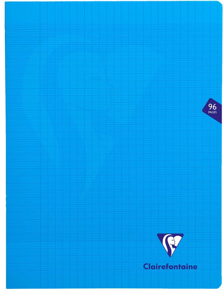 Mimesys, Polypro Stapled Notebook 24X32Cm 48Sh. SeyÃ¨s Assorted Colours