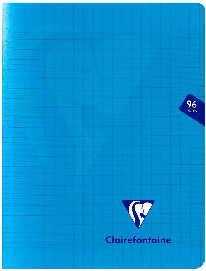 Mimesys, Polypro Stapled Notebook 17X22Cm 48Sh. SeyÃ¨s Assorted Colours