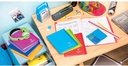 Koverbook, Stapled Transparent Polypro 10 Ass. Colours 17X22Cm 48Sh. SeyÃ¨s - Delivered In Pos Displ