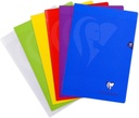 Stapled notebook 21x29,7cm 24sh. Seyès assorted colours - Mimesys, polypro