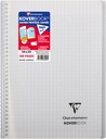 Notebook Wirebound Wraparound Transparent Pp 24X32Cm 50Sh. Seyès Ass Colr, Koverbook