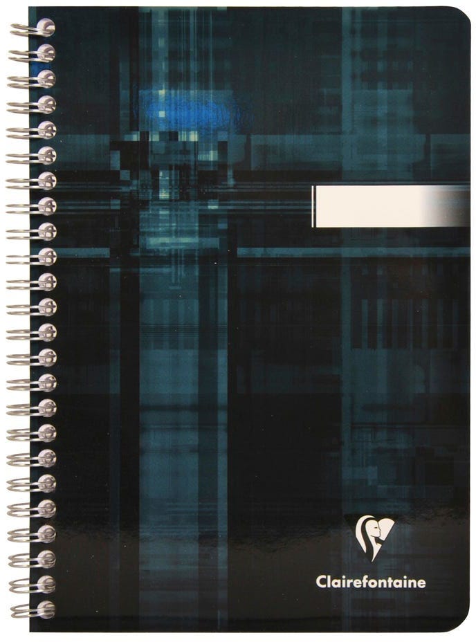 Wirebound Notebook 14,8X21Cm 50Sh. Lined