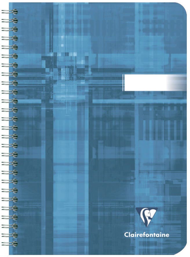 Wirebound Notebook 14,8X21Cm 90Sh. Lined