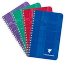 Wirebound Notebook 7,5X12Cm 50Sh. Lined