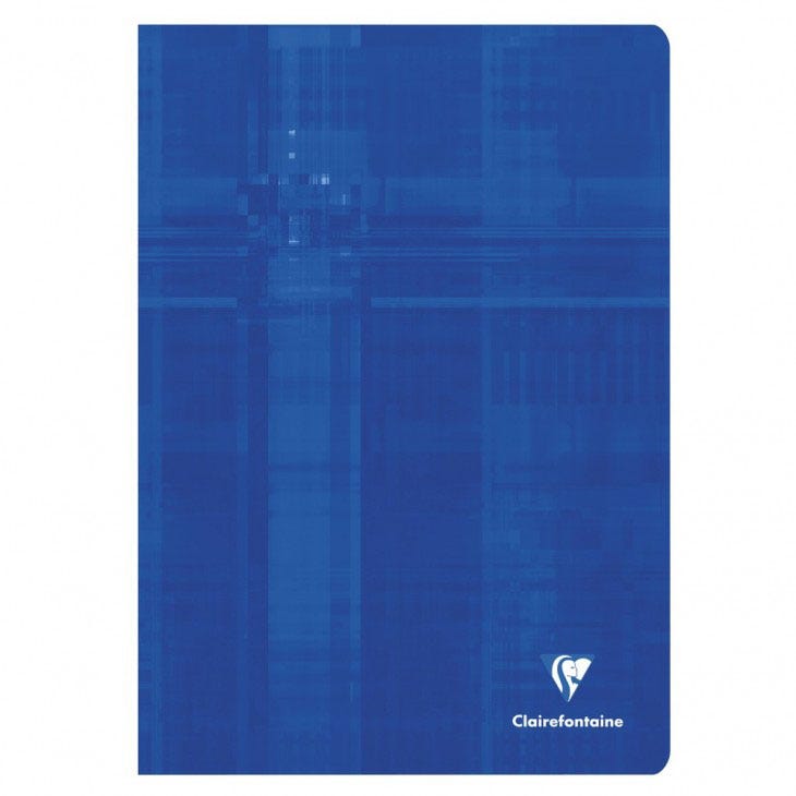 Stapled notebook 17x22cm 40sh. Lined + margin