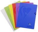 Stapled notebook 21x29,7cm 60sh. Lined + margin assorted colours - Mimesys, polypro