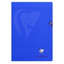 Stapled small notebook 11x17cm 24sh. Lined assorted colours - Mimesys, polypro