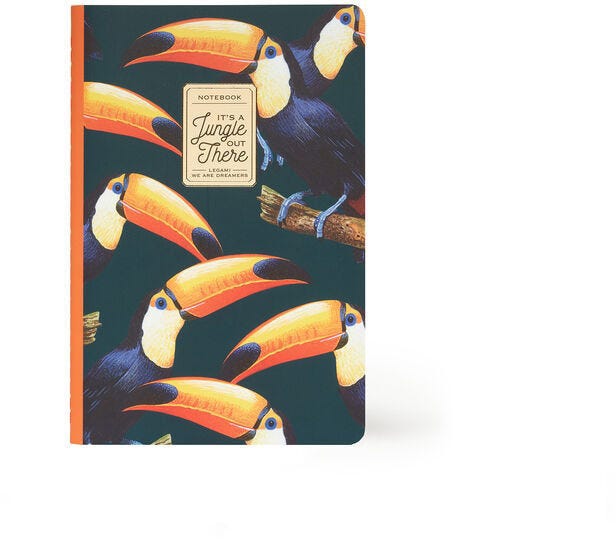 Notebook Lined A5 40Sh Quaderno Medium - Toucans