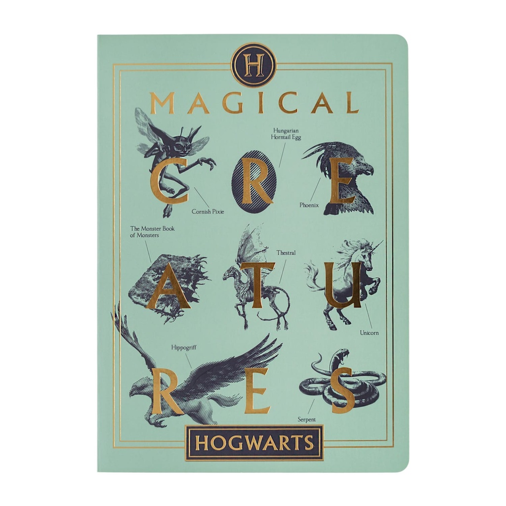 Notebook A5 Flexi Harry Potter Magical Creatures