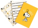 Snoopy Lazy Days Pack Of 3 A6 Notebooks