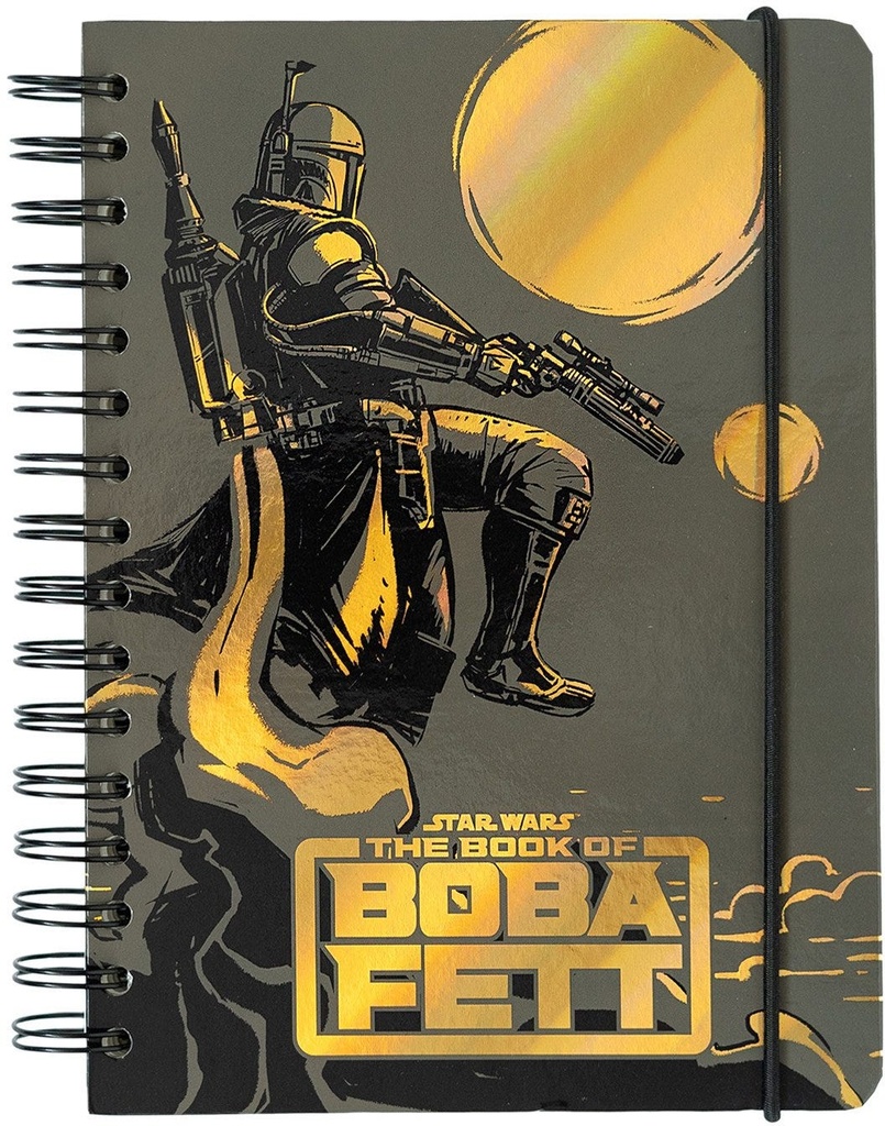 THE BOOK OF BOBA FETT A5 NOTEBOOK