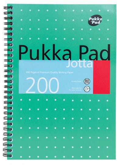 B5 Metallic Jotta Notebook 200 Pages Pukka Pad