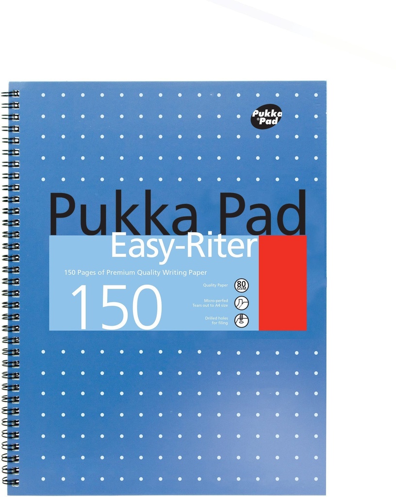 A4 Metallic Easy-Riter Pad 150 Pages Pukka Pad