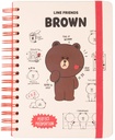Notebook Hard Cover A5 Bullet Journal Line Friends