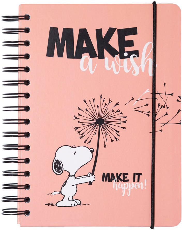 Notebook Hard Cover A5 Bullet Journal Snoopy