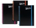 Notebook A5 Lined With Elastic Strap, 125Sh, 80Gsm, 4 Hole Punched, Spiral Pp Neon Cover