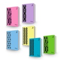 Subject 3 Notebook 120SH, A4, 60Gsm PP Cover, Assorted Color