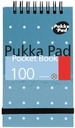 A7 Metallic Pocket Book 100 pages Metallic Blue Color Pukka Pad