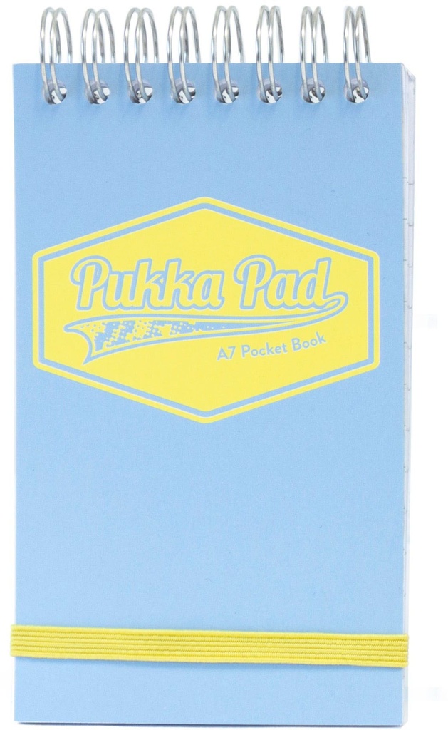 Pastel A7 Pocket Book 100 Pages Blue Color Pukka Pad