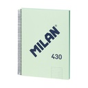 Spiral notebook, lined paper, 80 A4 sheets, 1918 series, green