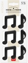 Bag Clip - Musical Notes - Set 6 Pcs