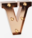 Mini Letter Light - V