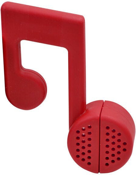 Music Note Tea Infuser - Red