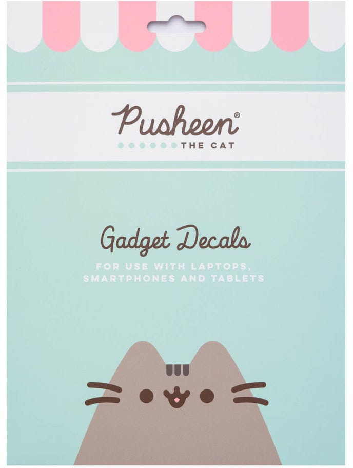 Pusheen Foodie Gadget Decals
