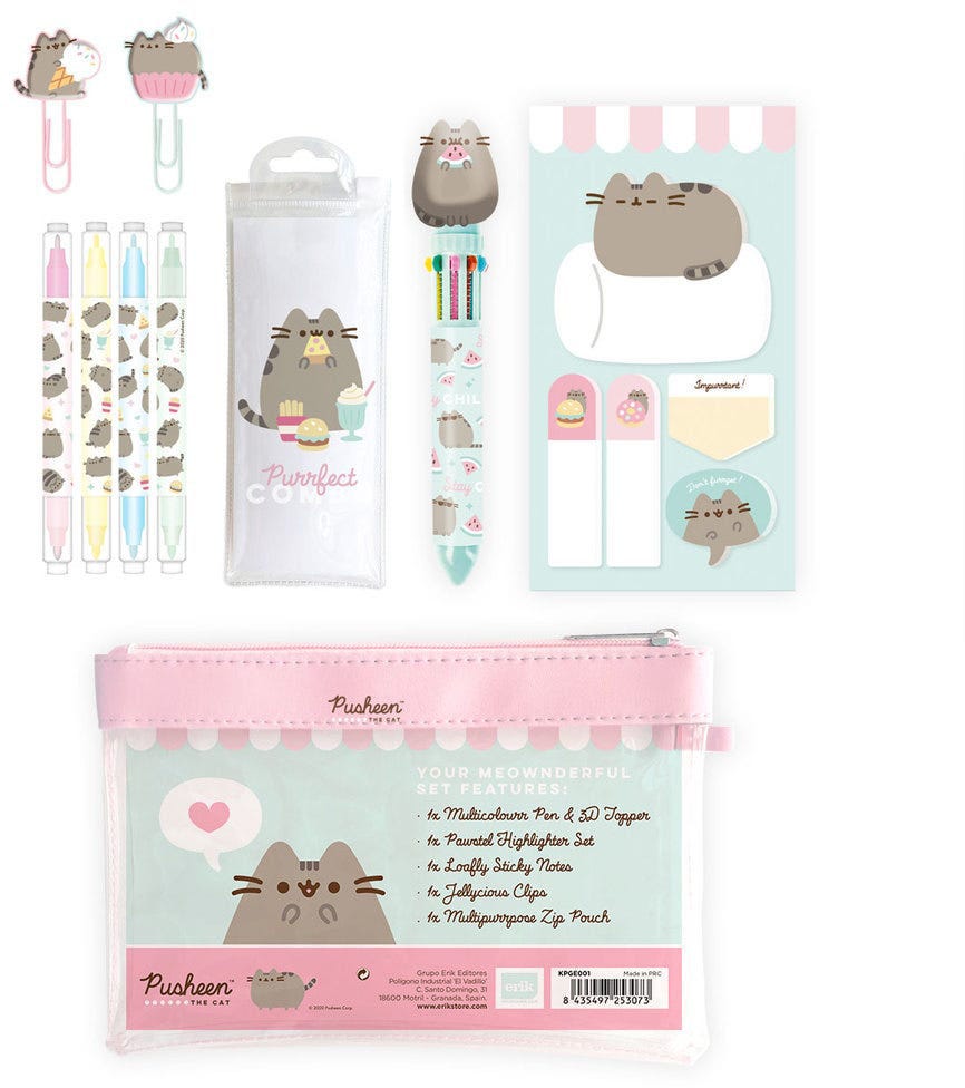 Kit Stationery Pusheen Foodie Collection