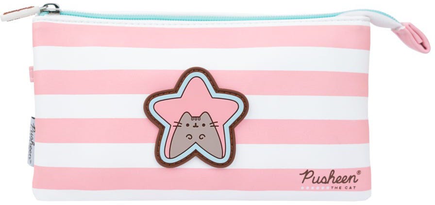 Pencil Case Triple Pusheen Rose Collection