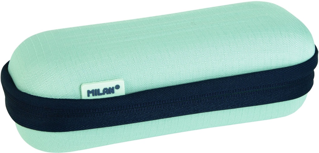 Semi-rigid oval pencil case 1918 series, green