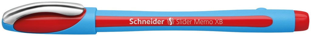 Ballpoint Pen Slider Memo XB Red Schneider