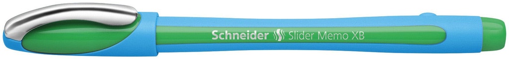 Ballpoint Pen Slider Memo XB Green Schneider