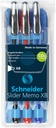 Ballpoint Pen Slider Memo XB Basic Wallet 3 Pieces Schneider
