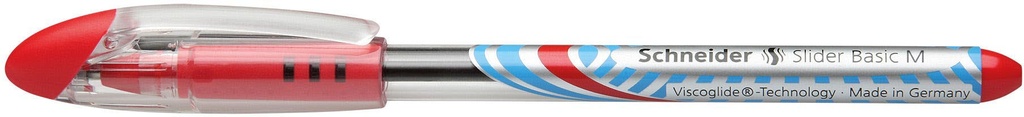 Ballpoint Pen Slider Basic M Red Schneider