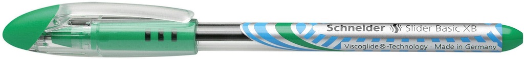 Ballpoint Pen Slider Basic XB Green Schneider