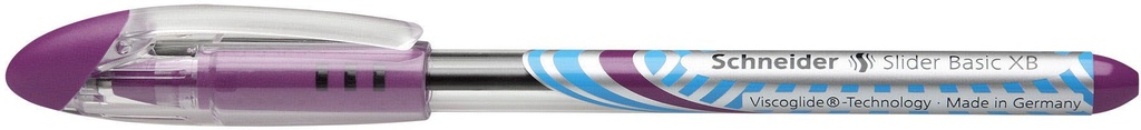 Ballpoint Pen Slider Basic XB Violet Schneider