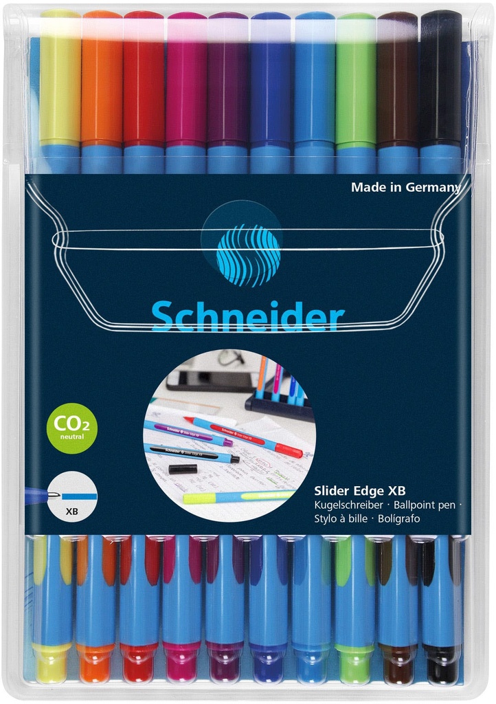 Ballpoint Pen Slider Edge XB Wallet 10 Pieces Schneider