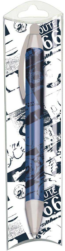 Pen Ballpoint 0.7mm on blister, ROUTE-66 - 2021/2022