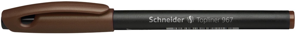 Fineliner Topliner 967 04 Brown Schneider