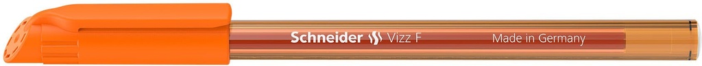Ballpoint Pen Vizz F Orange With Gelco Technology Schneider