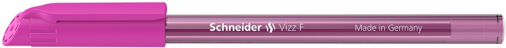 Ballpoint Pen Vizz F Pink With Gelco Technology Schneider
