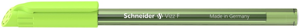 Ballpoint Pen Vizz F Light Green With Gelco Technology Schneider