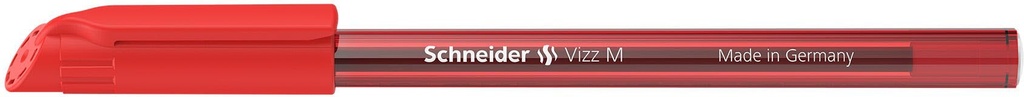 Ballpoint Pen Vizz M Red With Gelco Technology Schneider
