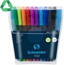 Ballpoint Pen Vizz M Assorted Wallet 10 Pieces With Gelco Technology Schneider